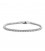 Polsera brillants 1,185 quirats riviere or blanc