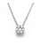 Penjant brillants 0,60 cts or blanc rosetó
