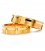 Alianza boda oro amarillo Double Diam