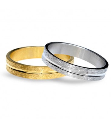 Alianza boda oro Nine