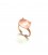 Anillo oro rosa Nanis con cuarzo rosa