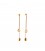 Arracades or rosa Pink & Gold
